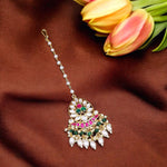 Bollywood Inspired Multicolor Festive Maangtikka For Women - Libasaa.com