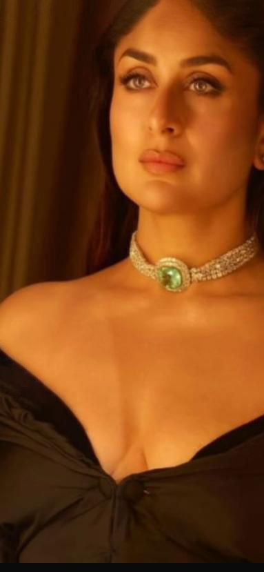 Kareena Kapoor Inspired Polki Necklace Earrings Set Indian Jewelry - Libasaa.com