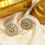 Elegant Gem Drop Earrings with Crystal Accents for Weddings and Formal Events - Libasaa.com