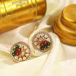 Elegant Gem Drop Earrings with Crystal Accents for Weddings and Formal Events - Libasaa.com