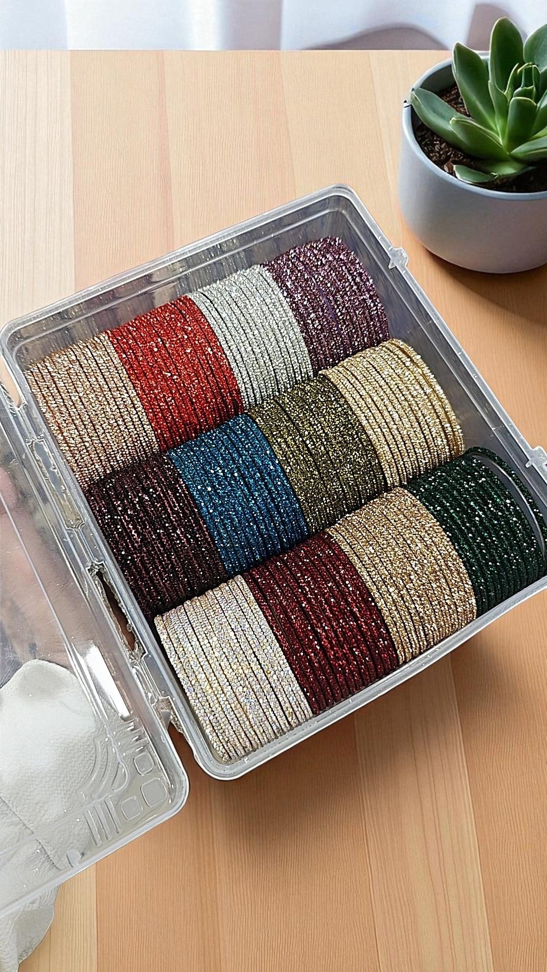 Stone Glass Bangles Set – Indian Bridal Bangles, Pakistani Glass Bangles, Ethnic Wedding Jewelry Combo