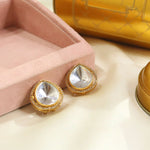 Bollywood-Inspired Statement Earrings, Handcrafted Ethnic Design for Weddings and Special Occasions - Libasaa.com