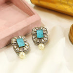 Elegant Bridal Jewelry Earring Handcrafted Design Perfect for Weddings Receptions Special Occasions - Libasaa.com