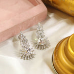 Bollywood Inspired Statement Earrings with Premium Crystals Elegant and Eye-Catching Jewelry for women - Libasaa.com