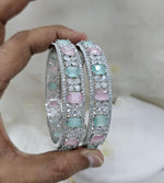 Indian bangle set with a Bollywood influence creating a perfect ethnic accessory - Libasaa.com