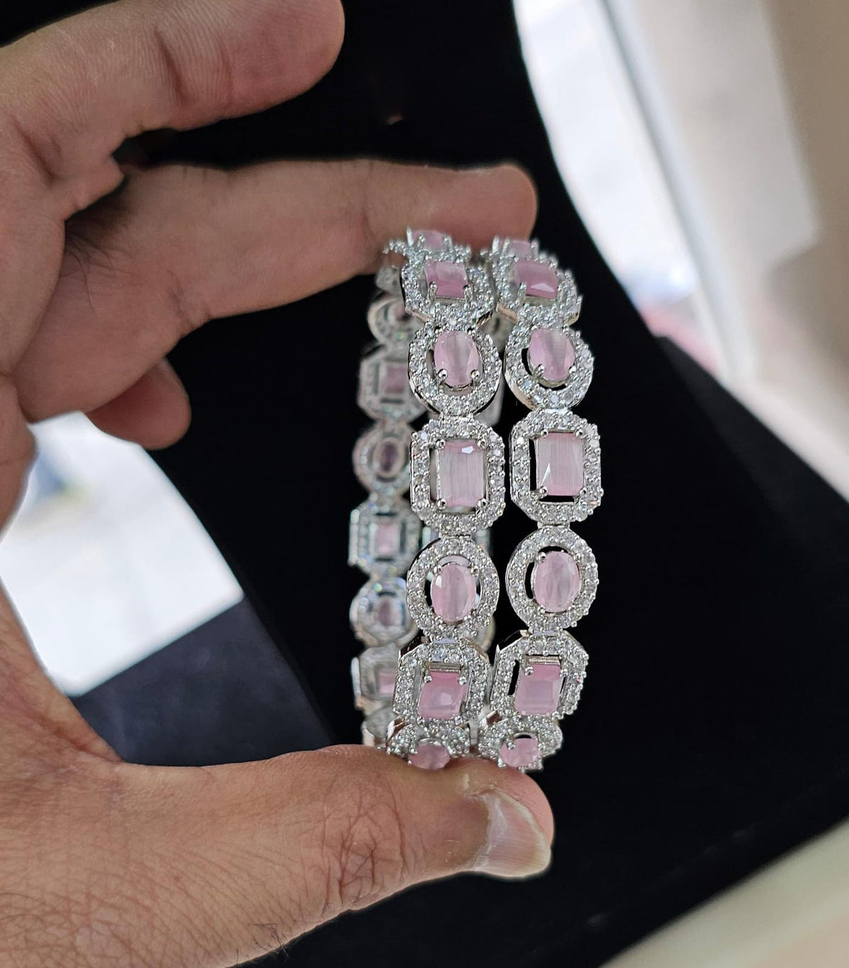 Pakistani bangles set with a Bollywood touch offering ethnic beauty and modern flair for weddings and special events - Libasaa.com