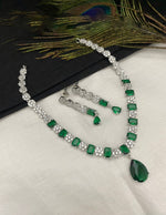 Luxury Pakistani Necklace Earrings Set Elegant and Exclusive for High Class Occasions for Girls - Libasaa.com