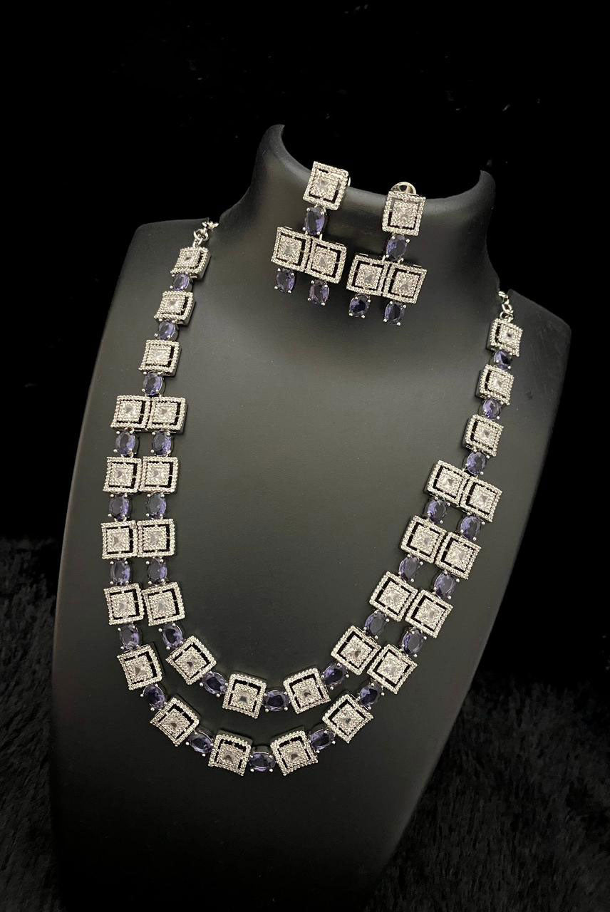 Engagement Necklace Earrings Set Celebrate Your Love with Style and Unique Designs - Libasaa.com