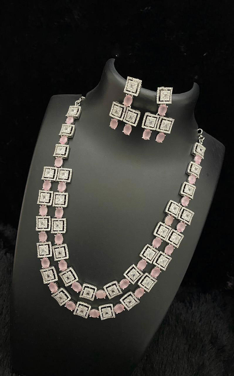 Engagement Necklace Earrings Set Celebrate Your Love with Style and Unique Designs - Libasaa.com