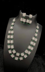 Engagement Necklace Earrings Set Celebrate Your Love with Style and Unique Designs - Libasaa.com