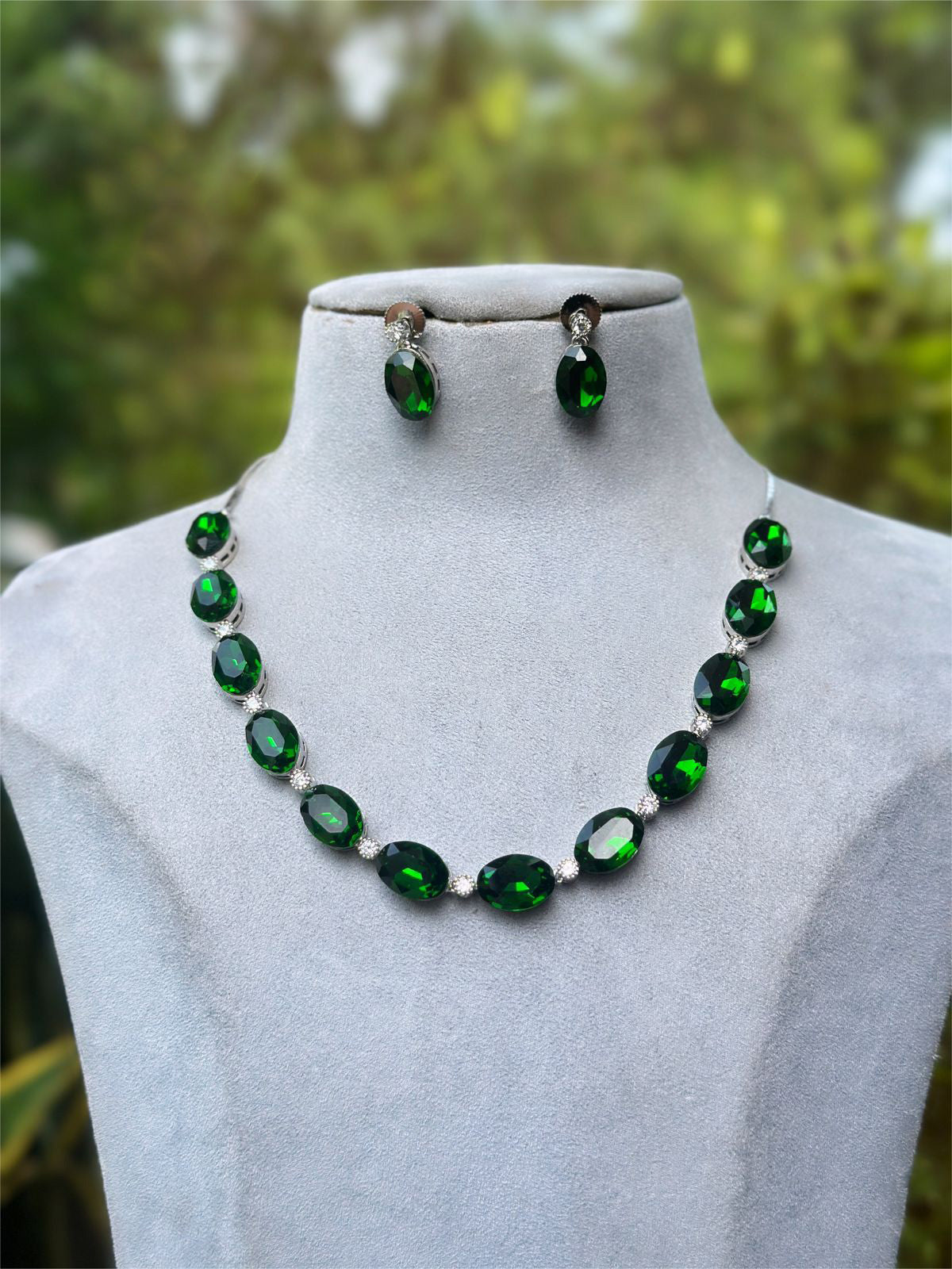 Premium Luxury Necklace Earrings Set for Sophisticated Tastes and High-Profile Events - Libasaa.com