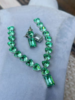 Unique Handmade AD Necklace Set Crafted Just for You with Artistic Precision American Diamond Jewelry for women - Libasaa.com