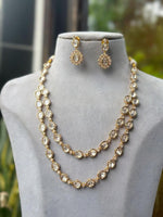 Pear Shape Necklace Earrings Set for Engagements Celebrate Love with Style and Grace For Women - Libasaa.com