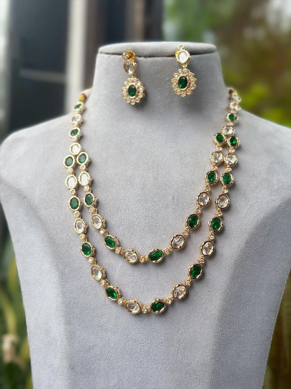 Pear Shape Necklace Earrings Set for Engagements Celebrate Love with Style and Grace For Women - Libasaa.com