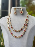 Pear Shape Necklace Earrings Set for Engagements Celebrate Love with Style and Grace For Women - Libasaa.com