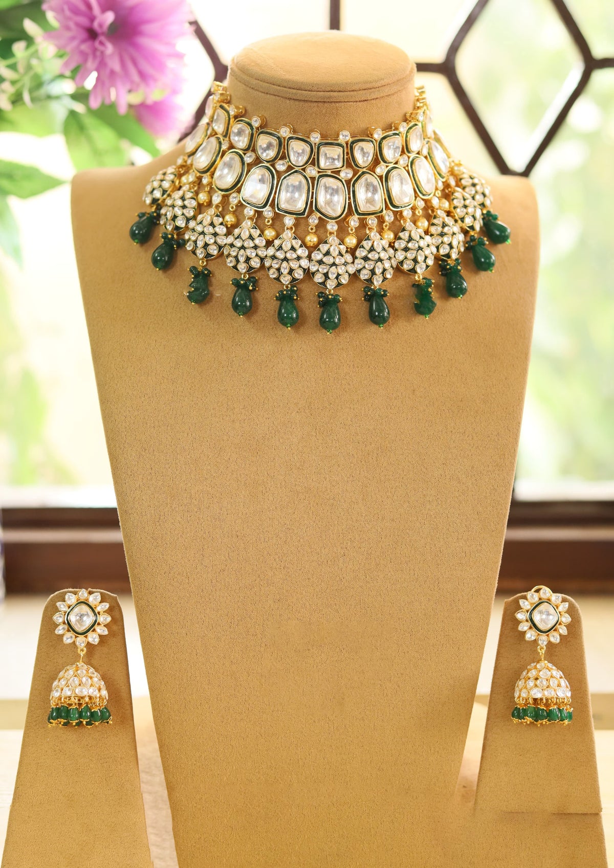 American Diamond Special Occasion Necklace Earrings Set Make Every Moment Special For Women - Libasaa.com