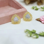 Heart Design Earrings with Ethnic Jewelry Design Ideal For Brides And weddings Elegance And Tradition - Libasaa.com