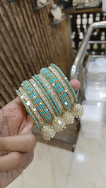 Weddings Bangle Bonanza Magic Jhumka Delight Bangles Set
