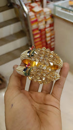 Peacock Kada Bangles Set - Peacock Jewellery Set - Libasaa.com