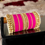Pakistani Bridal Chura Jewellery set, Indian Chura Jewelry, Bridal Chura, Wedding Chura, Bangles Jewelry set, Pearl Chura - Libasaa.com