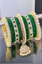Punjabi Bridal Chura Pearl Jewellery Set, traditionalchura, Punjabi chura - Libasaa.com