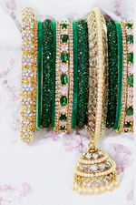 Punjabi Bridal Chura Pearl Jewellery Set, traditionalchura, Punjabi chura - Libasaa.com