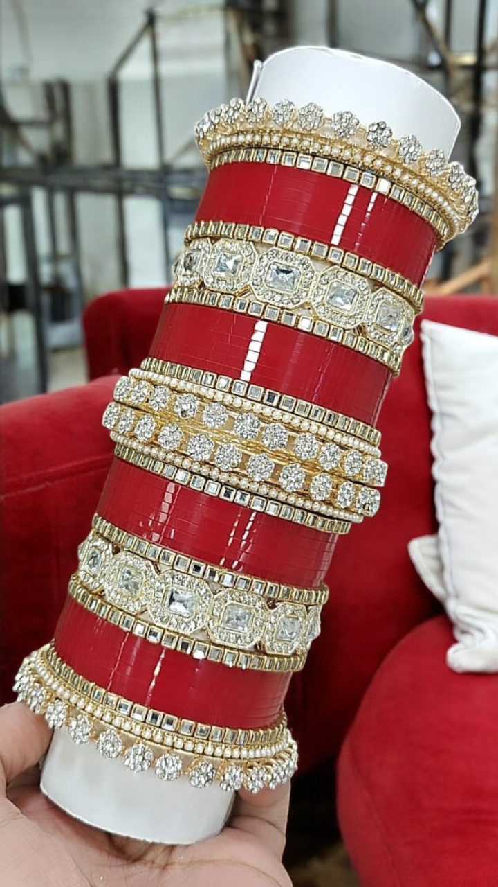 Dulhan New Trend Bridal Chura Wedding Dulhan Bangles Dulhan