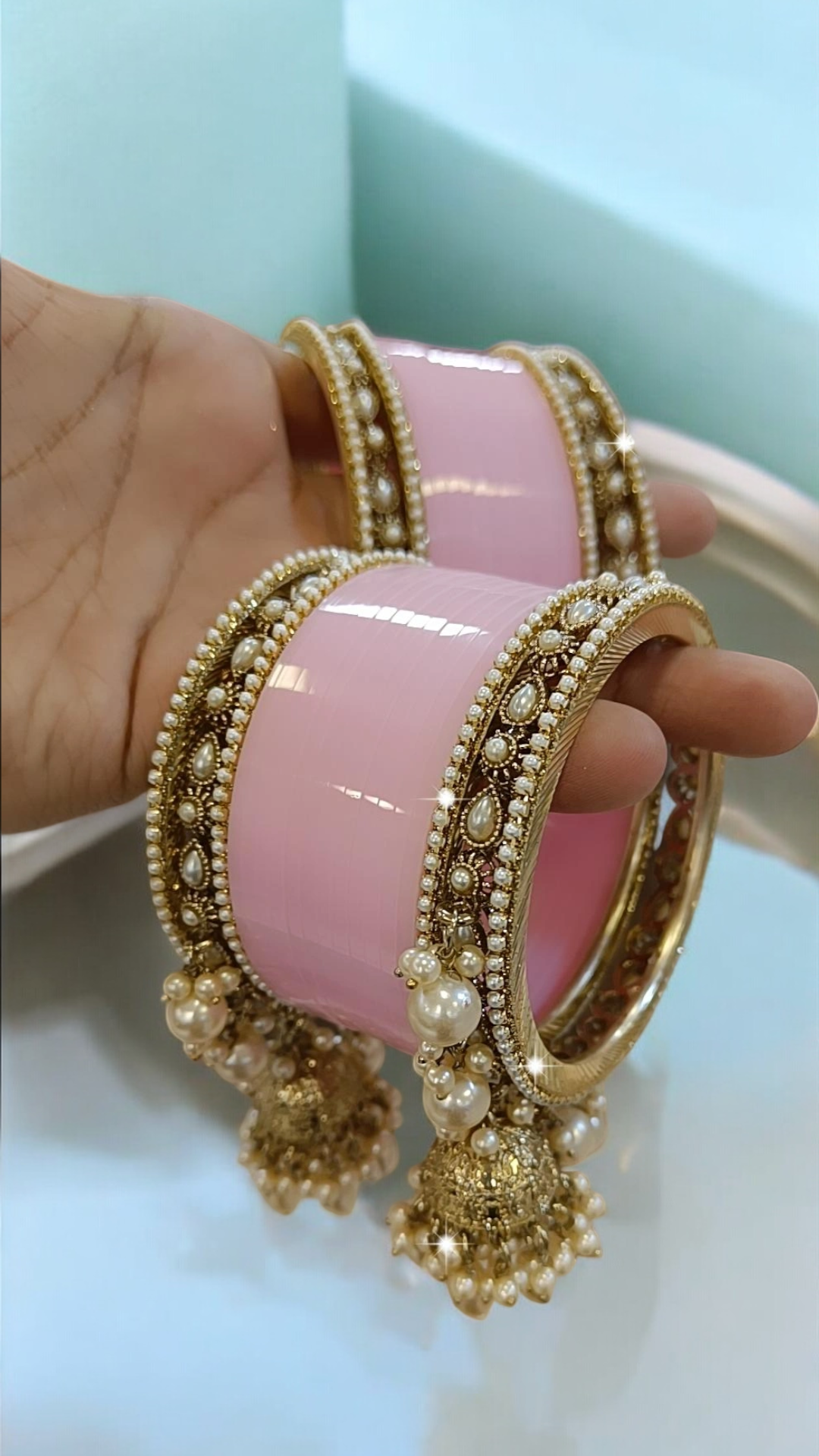 Elegant Indopak Handcrafted Bangles Chura Set, Handmade Bangles, Indian Chura Set, Red Bangles, Bridal Jewellery, Bollywood Bangles, Wedding Chura Set - Libasaa.com