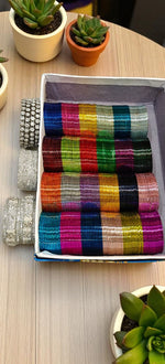 Water Combo BoxIndian Bangles Set, Ocean Blue Zari Bangles, Bridal & Pakistani Jewelry Combo
