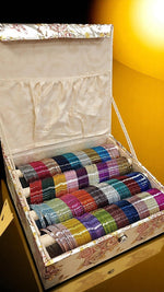lossy Bangles Set with Storage Box Indian Bridal Bangles, Traditional Wedding Bangle Set, Pakistani Jewelry Combo