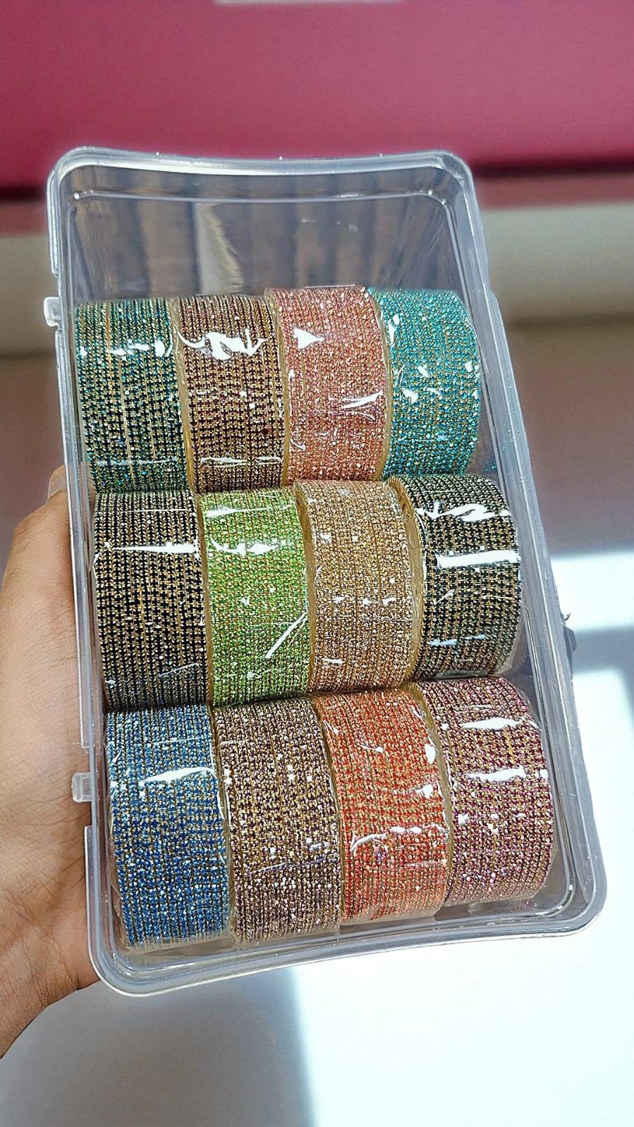 Fitting Stone Bangles with Metal Base Elegant Traditional Wristwear