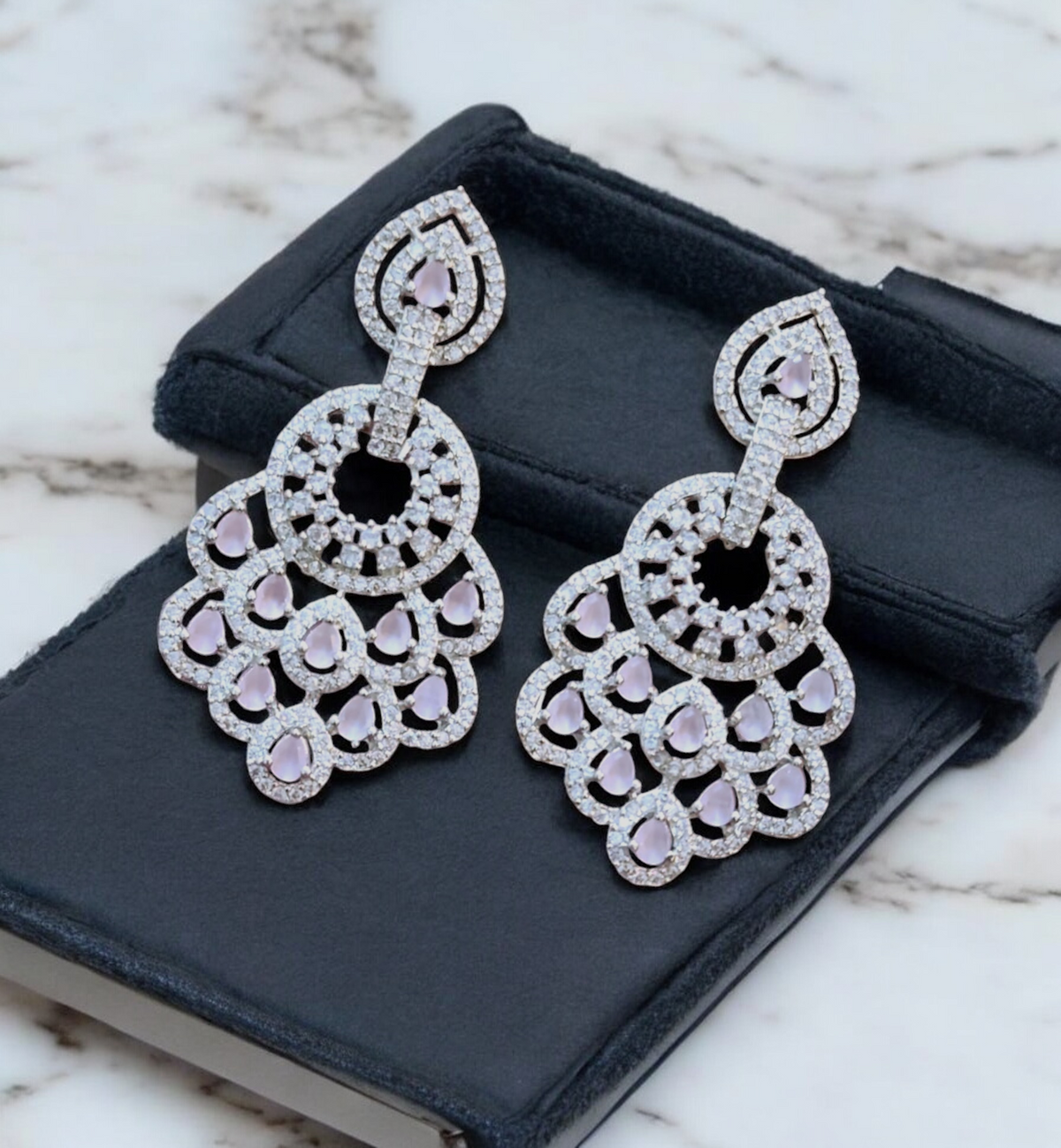 Bollywood Inspire Bridal Earring Jewelry Set, Bridal Earring, Bollywood Earring, Indian Earring, Pakistani Earring, Wedding Jewelry Set - Libasaa.com