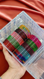 Premium Hard-Finish Glass 6Mm Bangles Durable, High-Quality Traditional Jewelry - Libasaa.com