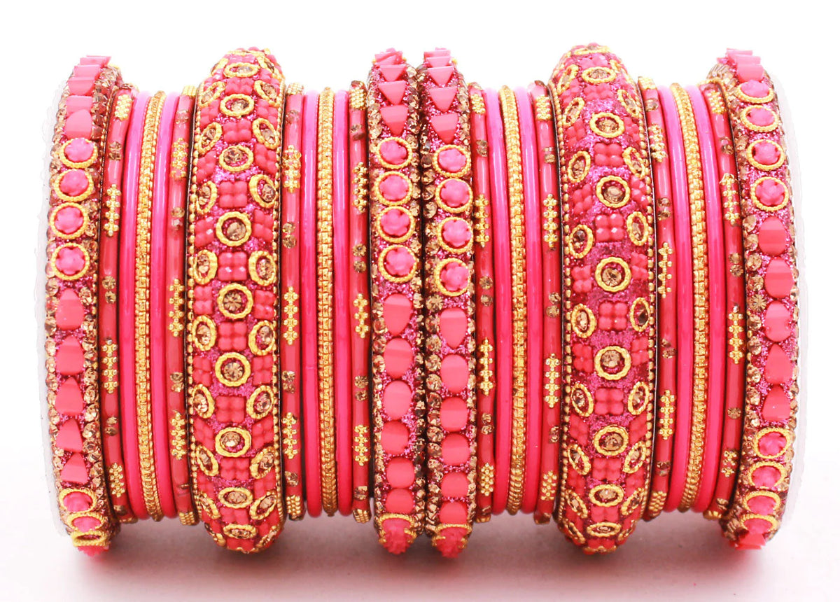 Traditional Lac Bangle Set for Women | Ethnic Bridal & Party Wear Jewelry - Libasaa.com