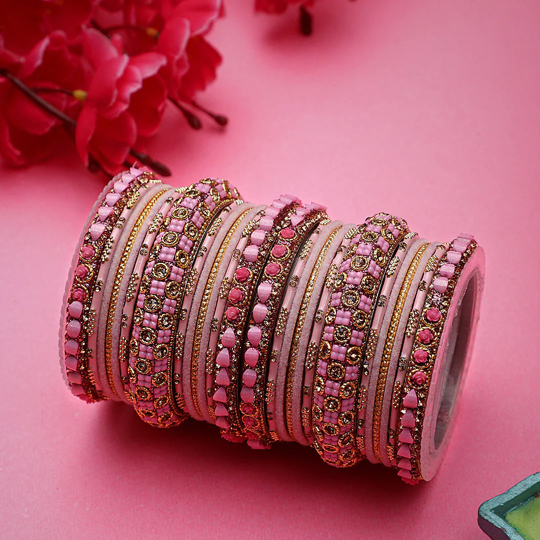 Traditional Lac Bangle Set for Women | Ethnic Bridal & Party Wear Jewelry - Libasaa.com