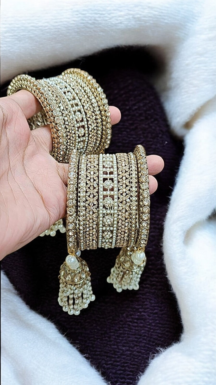 Full Stone Copper Necklace Set with Earrings – Traditional Bridal & Party Wear Jewelry - Libasaa.com