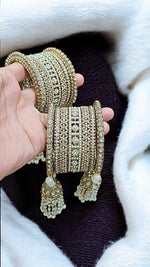 Full Stone Copper Necklace Set with Earrings – Traditional Bridal & Party Wear Jewelry - Libasaa.com