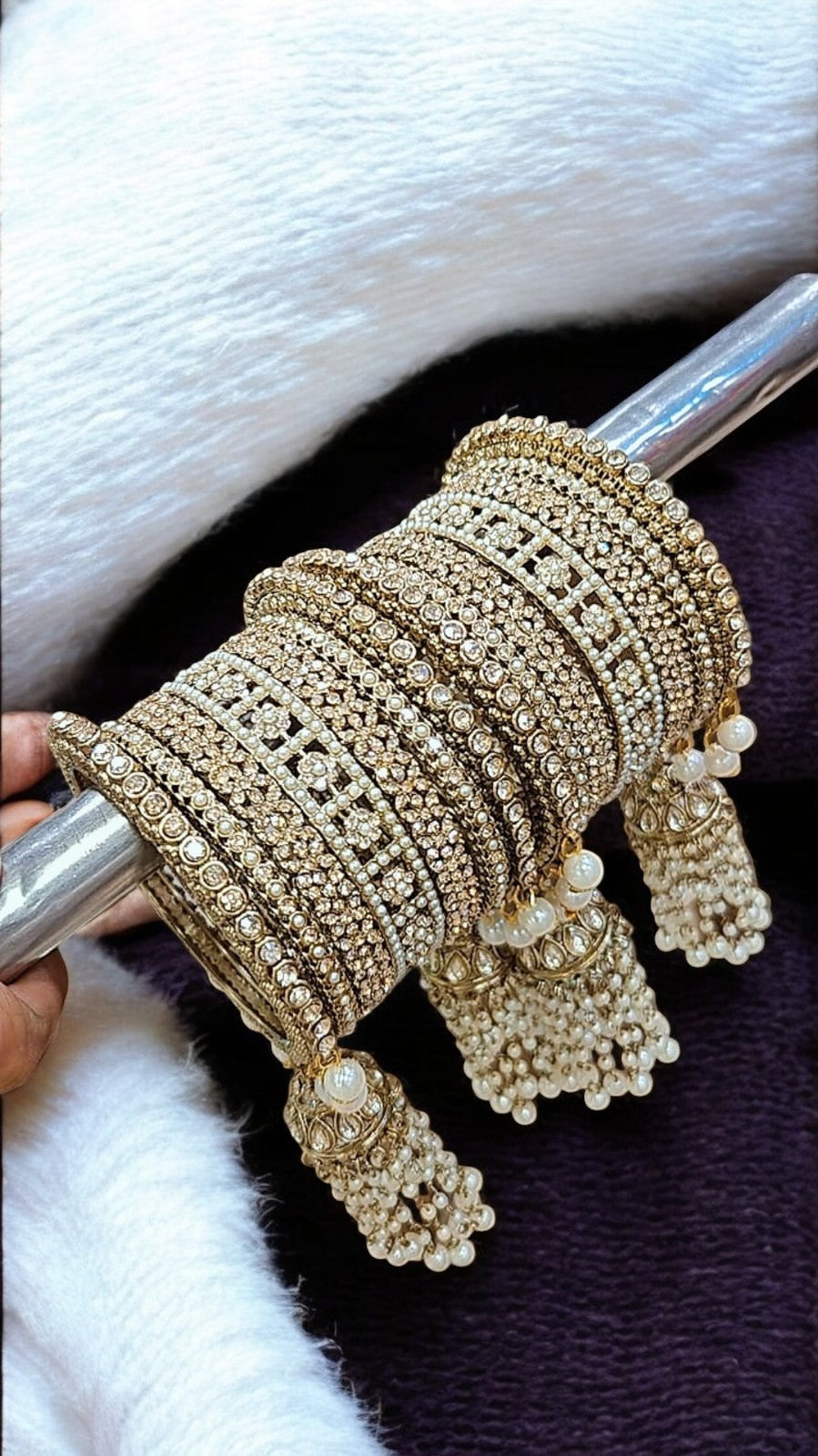 Full Stone Copper Necklace Set with Earrings – Traditional Bridal & Party Wear Jewelry - Libasaa.com