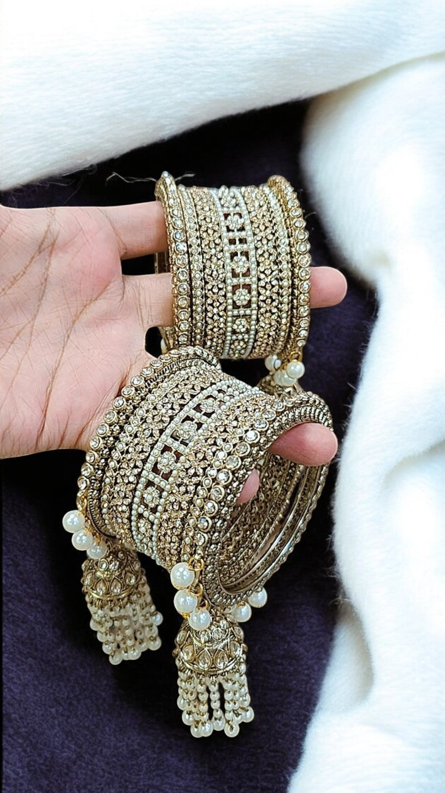 Full Stone Copper Necklace Set with Earrings – Traditional Bridal & Party Wear Jewelry - Libasaa.com