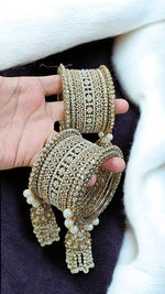 Full Stone Copper Necklace Set with Earrings – Traditional Bridal & Party Wear Jewelry - Libasaa.com