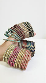 Premium Golden Shadow Thread Bangles Set β 12 Unique Colours, 4 Bangles Each - Libasaa.com