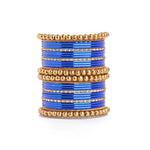 Traditional Indian Bangle Set with Antique Kadas – Elegant Bridal Jewelry for Women - Libasaa.com