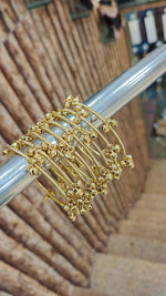 Kashmiri Copper Steel Ghungroo Bangles Set | 8 PCS Indian Jewellery | Traditional Indian Bangles Set for Women