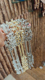 Kashmiri Ghungru Bangle Set of 3 – Golden, Silver & White Real Ghungru Indian Bangles