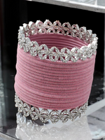 Luxurious Crafted Traditional Pearl Bangles Set, traditional Chooda, crafted Bangles Jewellery Set, Indian Chura Set, Bridal Pearl Chura - Libasaa.com