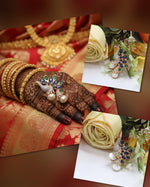 Peacock Design Kundan & Pearl Adjustable Ring – Elegant Ethnic Jewelry - Libasaa.com