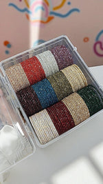 Stone Glass Bangles Set – Indian Bridal Bangles, Pakistani Glass Bangles, Ethnic Wedding Jewelry Combo