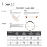 Silver Pacheli Bangle Set | Traditional Ethnic Jewelry for Weddings & Festivals - Libasaa.com