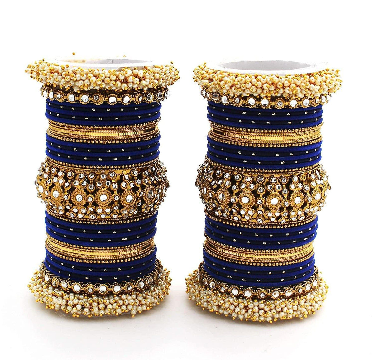 Indian bangle set, Wedding bangles, Indian bangles, Traditional Indian jewelry, Brass Metal and Stone Bridal Bangle Set for Women