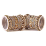 Handmade Indian Bangle Set, Silk Thread Stone Bangle Set 42 Psc, Bridal Bangles, Traditional Bangle Set for Women, Indian Wedding Bangles